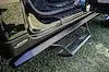 Bushwacker 14130 - Trail Armor Rocker Panel Black, Incl. Side Panels/Sill Plate Cover, 4-piece set