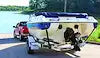 STAINLESS STEEL RETRACTABLE TRANSOM