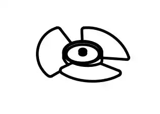 FAN BLADE 6  DIAMETER