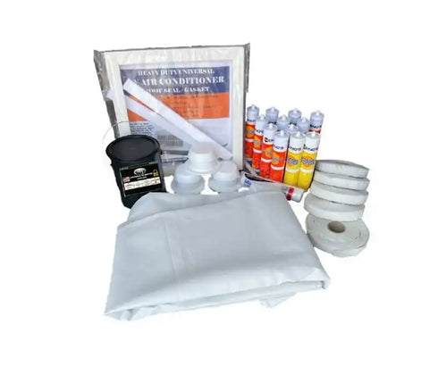 HENG'S IND 9638PRKITW ROLL PVC ROOF KIT  WHT 9'6 X 38'