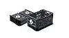 MEDIUM COLLAPSIBLE CRATE GRAY