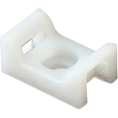CABLE TIE MOUNT  NATURAL  #8 SCREW
