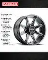 STRYKER SATIN BLACK MILLED 20X9 6X1