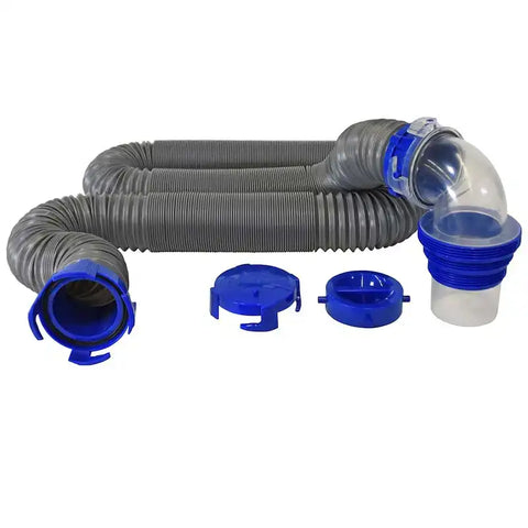 SEWER HOSE KIT  15'  WIRE RIB