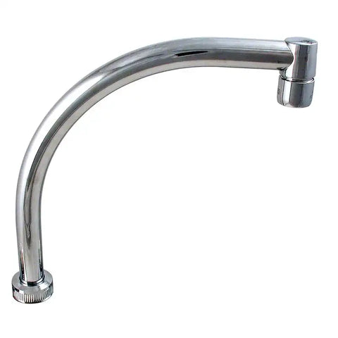 SPOUT 8 HI ARC  CH  MTL