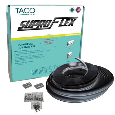 SUPRO-FLEX RUB RAIL KIT  BLACK W/FL