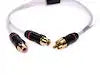 RCA SPLITTER  1 MALE TO 2 FEMALE