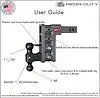 GEN-Y HITCH GH-313 MEGA-DUTY 2' SHANK 5' DROP 1.5K TW