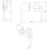 BUYERS PROD B2588W LATCH SECURITY STR SIDE WELD-
