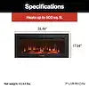 40 INCH BUILTIN ELECTRICAL FIREPLA