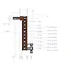 GH-304 MEGA-DUTY 2' SHANK 7.5' DROP 1.5K T