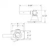 OUTRIGGER MOUNT  ADJUSTABLE CENTER