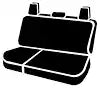 FIA NP95-3 GRAY NP REAR SEAT COVER SOLID BACKREST