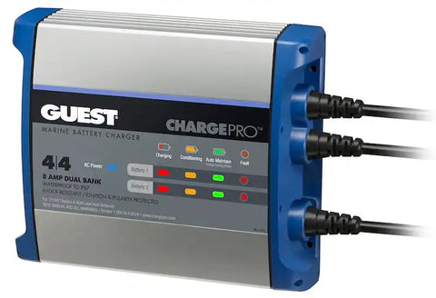 GUEST BATTERY CHARGER 8A -2 BANK