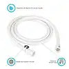60'VINYL SHOWER HOSE WHT