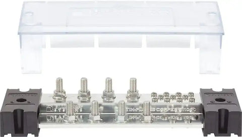 BLUE SEA 1990-BSS POWERBAR1000 8 X 3/8 STUD W/ CVR