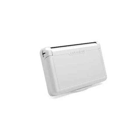 15A OUTDOOR RECEPTACLE COVER WHITE