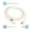 60'VINYL SHWR HOSE BISQUE