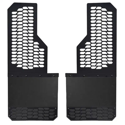 Putco 78265 - Mud Skins Flaps Carbon Black HDPE Features Hex Shield