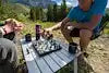GAMES-BASECAMP MAG CHESS/CHECKERS