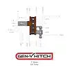 GEN-Y HITCH GH-2024 MEGA-DUTY 3' SHANK 6' OFFSET DROP 3