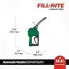FILL RITE SDN075GAN NOZZLE & SLEEVE  3/4 IN DIESEL (I)