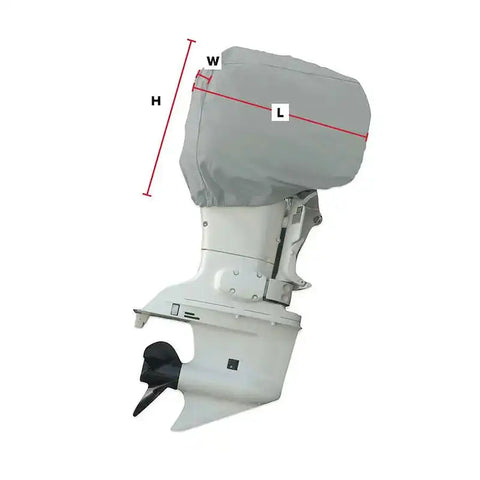 40 HP O/B MOTOR COVER-PFII GRAY