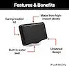 15A OUTDOOR RECEPTACLE COVER BLACK
