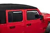 Putco 480220 - Element Chrome Window Visor Tape On 2 pc. Front