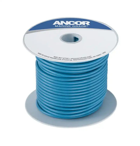100' #14 LT BLUE TINNED COPPER