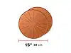 WEATHERTECH 8A15CST2PKTC 15IN ROUND COASTERS-TERRACOTA-