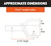 CURT MFG 45850 4' DROP BALL MOUNT 8.25' LONG 7.5K