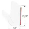 WHT PVC DRIP RAIL 100FT W/ACRYL TAP