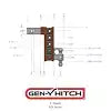 GH-1723 MEGA-DUTY 3' SHANK 6' DROP 3.5K TW