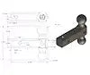 GEN-Y HITCH GH-031 10K VERSA-BALL MOUNT 2' SHANK 1.5K