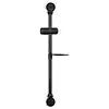 RV SHOWER SLIDE BAR - MATTE BLACK