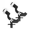 2 ROD HOLDER W 2 FLUSH MOUNTS