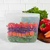 3 CUP REUSABLE SILICONE BAG CLEAR