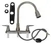 CATALINA 8' KITCHEN FAUCET  NICKEL