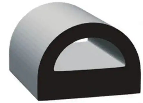 .562 X .75 'D'  EPDM  W/ST  BLK