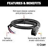 CURT MFG 51531 TRAILER BRAKE CONTROLLER HARNESS  S