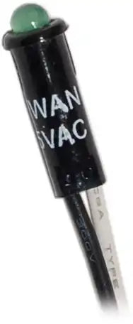 LED 120VAC GREEN 11/64IN