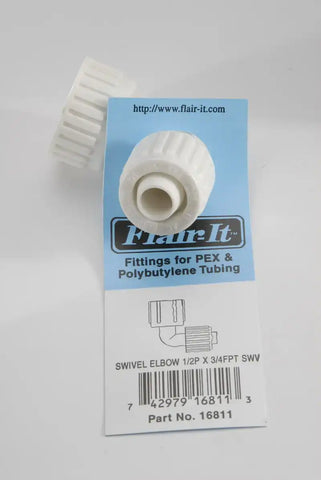 SWIVEL ELBOW  1/2'PX3/4'F