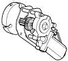CAREFREE MOTOR ASSY- BLAC