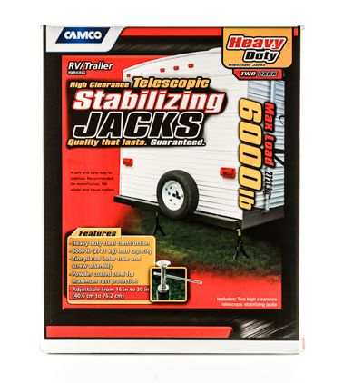 CAMCO 48860 EAZ-LIFT TELESCOPIC JACK SET OF 2