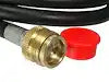 POL X MALE 600 ADAPTER HOSE.  144'