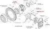 WILWOOD 140-17673-DR KIT REAR AERO4 DISC/DRUM