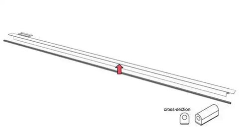 BAK IND RAILS-26407BT BAK RAIL ASSEMBLY SET MODEL 407BT
