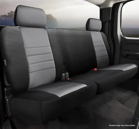 FIA NP95-3 GRAY NP REAR SEAT COVER SOLID BACKREST