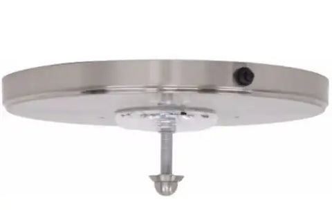 10' ROUND SATIN NICKLE CEILING LED